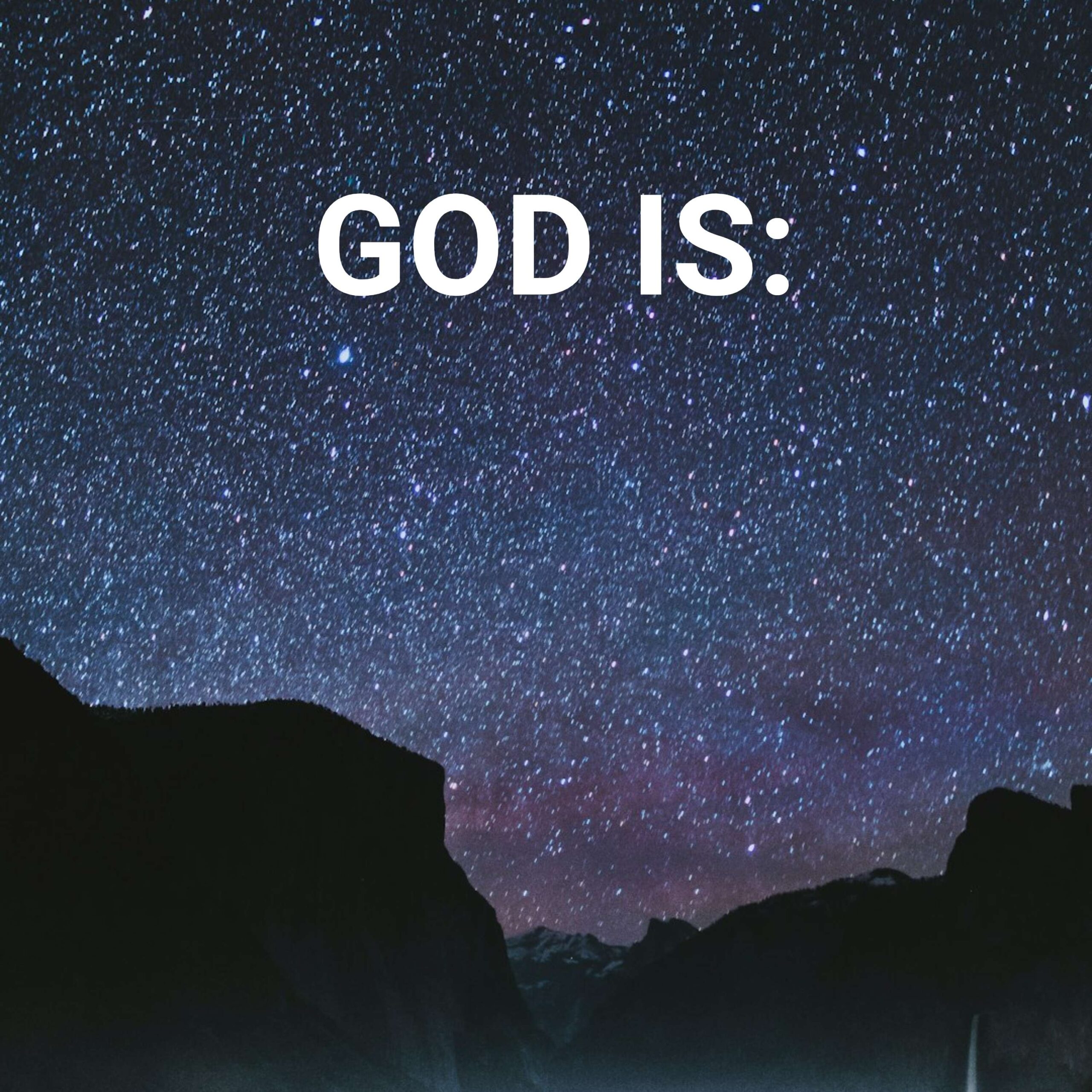 God is: Full of Loyal Love